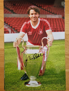 signed John Robertson Nottingham Forest