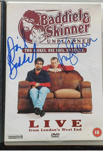 Baddiel and skinner signed DVD