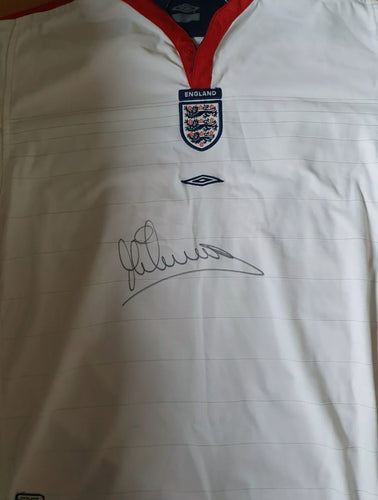 Signed Michael Owen England shirt