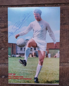 Signed Jack Charlton Leeds utd