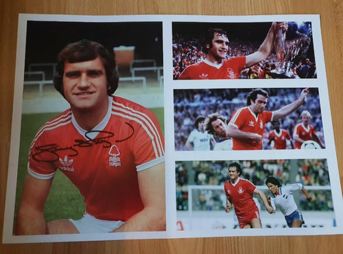 Signed Larry Lloyd Nottingham Forest