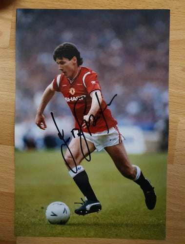 Signed Frank Stapleton Manchester Utd