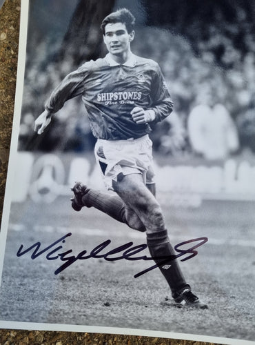 Official press photo.signed Nigel Clough