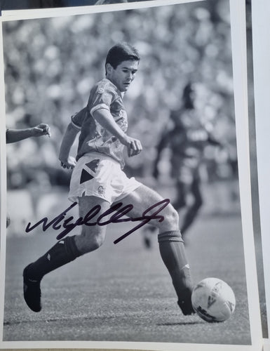 Official press photo signed Nigel Clough