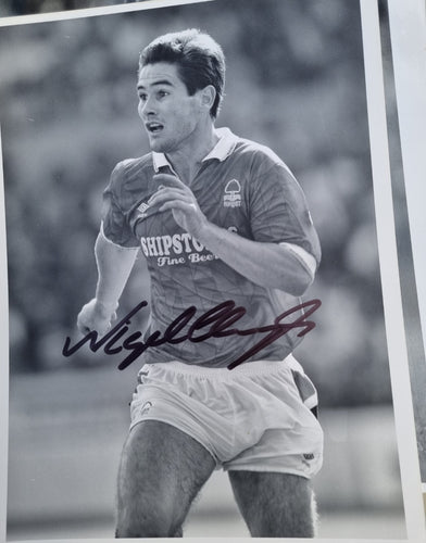 Official press photo signed Nigel Clough