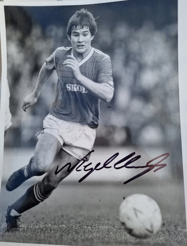 Official press photo.signed Nigel Clough