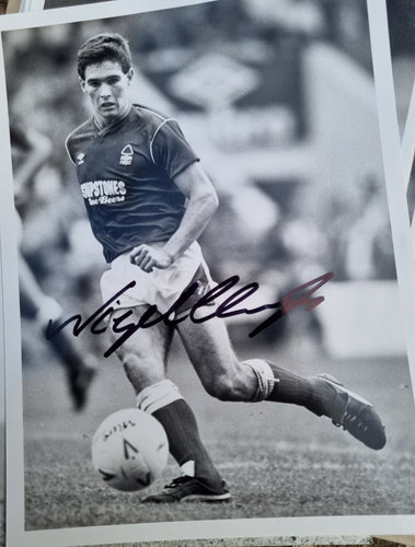 Official press photo.signed Nigel Clough