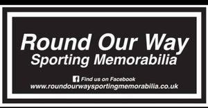 Round Our Way Sporting Memorabilia Logo