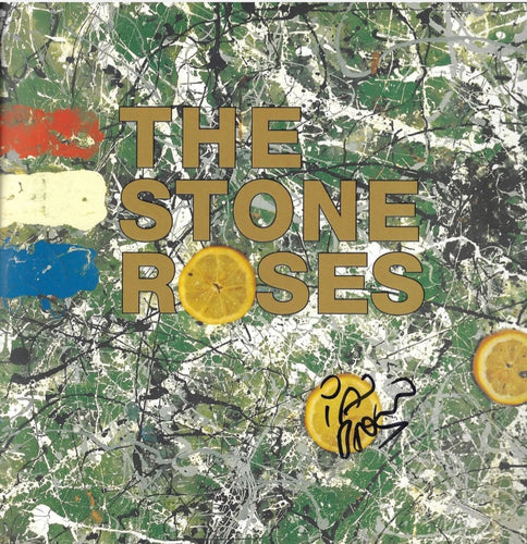 Signed Stone Roses vinyl album.Full Ian Brown sig
