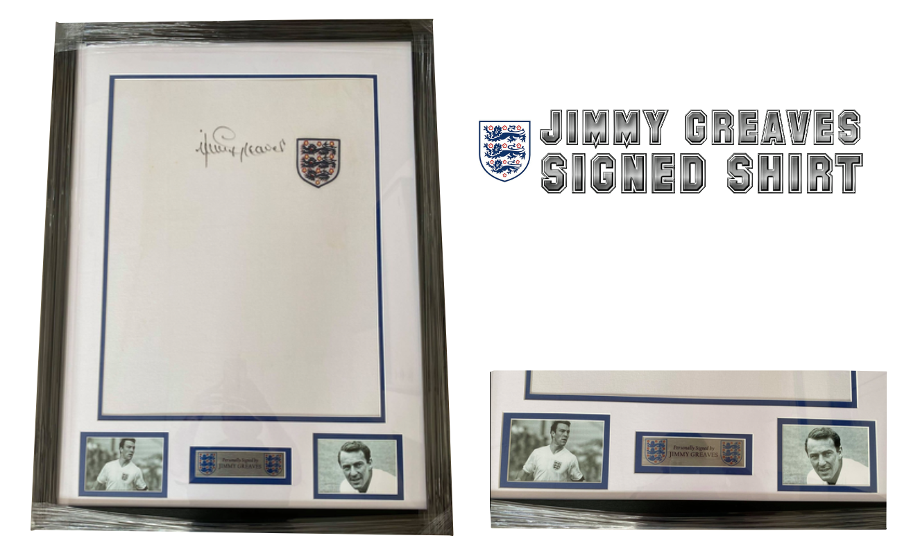 Jimmy greaves discount signed shirt